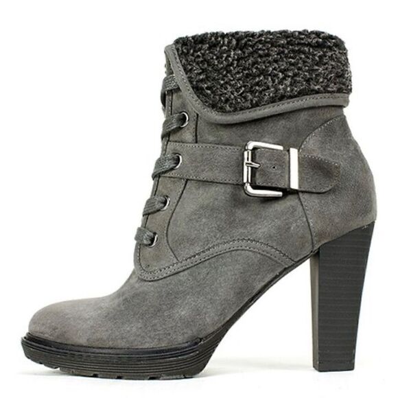White Mountain Shoes - White Mountain Nubuck Suede Boots